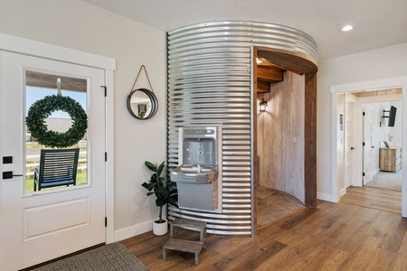 The Silo-Water Fountain (Main Floor East Center)