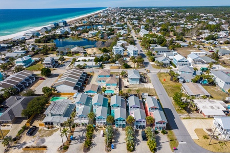 Rose Lane-Aerial view of our neighborhood