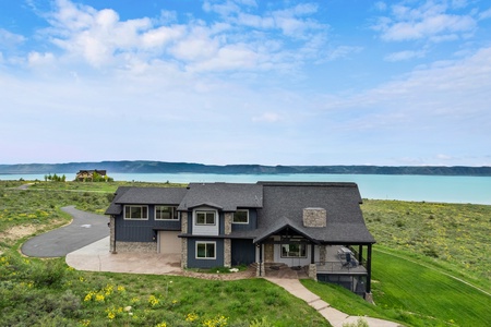 Polaris Peak-Aerial views of west side of home