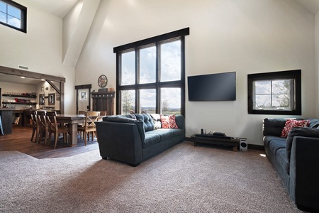 Barn-Family Room and Dining Area (South)