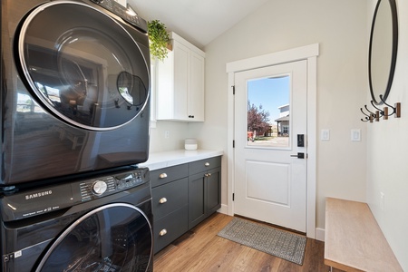 The Silo-Backdoor and laundry area (Main Floor NW)