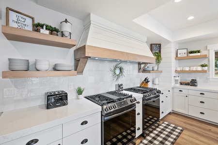 The Silo-Double Stoves/Oven (Main Floor North Center)