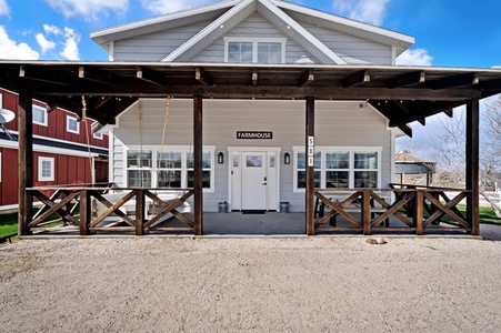 Cedar Farmhouse-The front of our home!