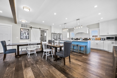 Nantucket- Kitchen and Dining Area (Main Floor SE)