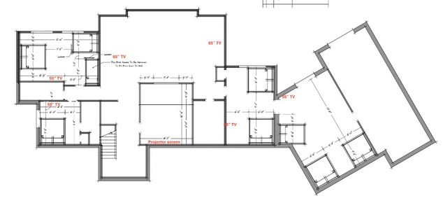 100 Acre Lodge-Floor Plan (Downstairs)