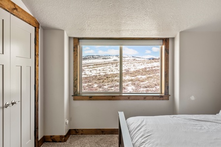 Polaris Peak-Bedroom #2 (Upstairs West Center- 1 King Bed and a Queen-over-Queen Bunk Bed)