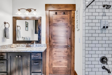 Bathroom with a tub