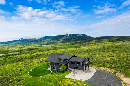 Polaris Peak-Aerial view of the east side of home.