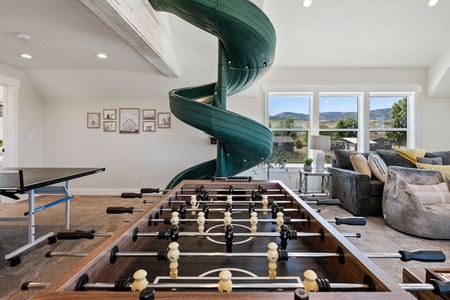 The Silo-Family Room with games and entertainment (Upstairs North)