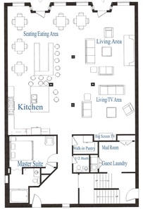 Laketown Lodge-Main Floor Layout