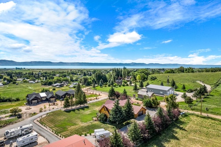 Green Canyon Chalet-Aerial of entire property looking south east.