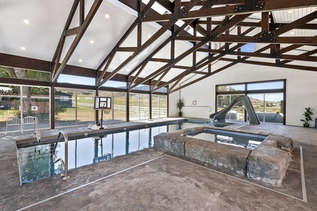 Shared Pool House with Silo-Barn-Cedar Farmhouse