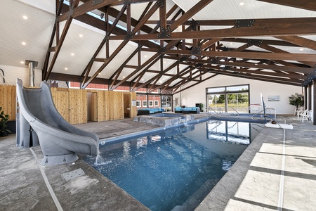 Shared Pool House: Silo -  Barn -  Cedar Farmhouse
