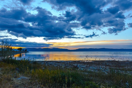 Bear Lake Luxury Rentals - Morning sunrise over the Bear Lake.