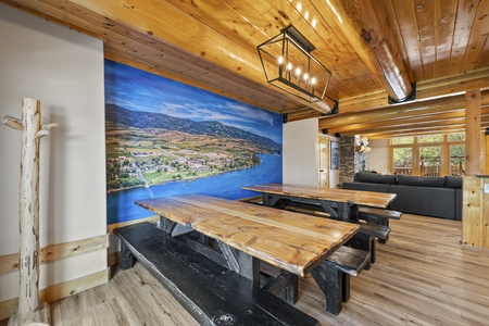 Mini-Papa Bear Lodge-Dining Area--seats 20 (Main Floor North Center)