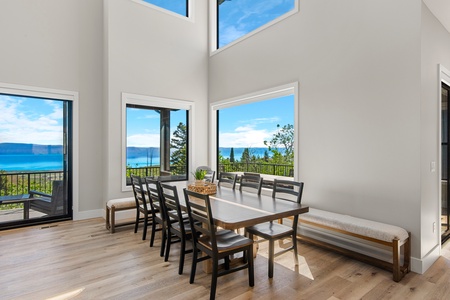 100 Acre Lodge-Dining Area with seating inside for 32 (Main Floor East Center)