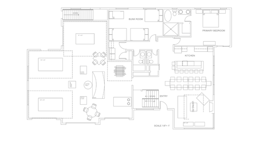 The Bluffs at Blue Sage-Main Floor Layout