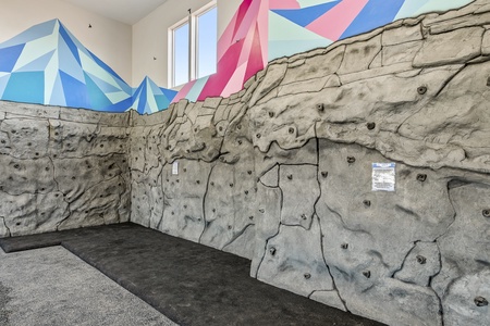 Mtn Shadow Lodge South-Climbing wall in our indoor sports court (Downstairs North)
