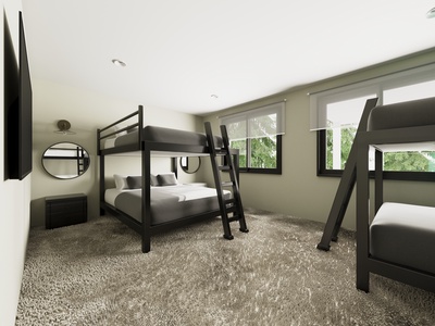 100 Acre Lodge-Bedroom #3 (Downstairs NE)