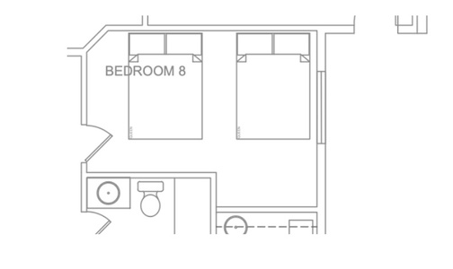 Bluffs at Blue Sage-Bedroom #6 (Downstairs-Bunk Room #2 East Center-sleeps 4)