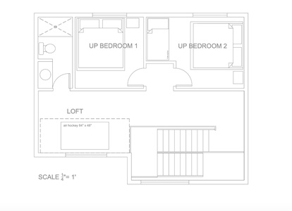 Bluffs at Blue Sage-Loft Area Bedrooms #3 & #4  (Upstairs)