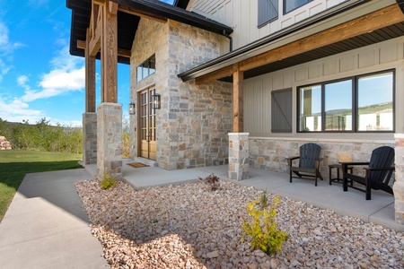 100 Acre Lodge-Front Entrance (West Side of home)