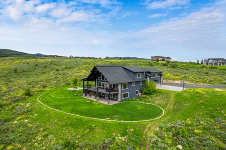 Polaris Peak-Aerial View of south side of the home.