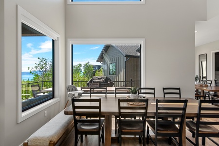 100 Acre Lodge-Dining Area with seating inside for 32 (Main Floor East Center)