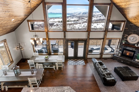 Polaris Peak-View of Main Floor from Loft (Upstairs Center)