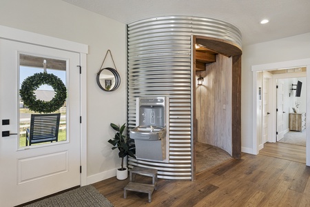 The Silo-Water Fountain (Main Floor East Center)