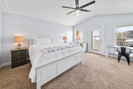 Rose Lane-Master Bedroom w/Private Deck