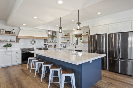 The Silo-Kitchen with bar seating for 6 (Main Floor NW)