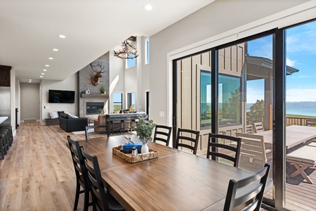 100 Acre Lodge-Dining Area with seating inside for 32 (Main Floor East Center)