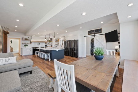 The Silo-Kitchen  and Dining Area (Main Floor NW)