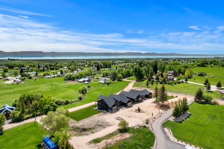 Mtn Shadow Lodge North-Aerial view of home and Mtn Shadow Lodge South