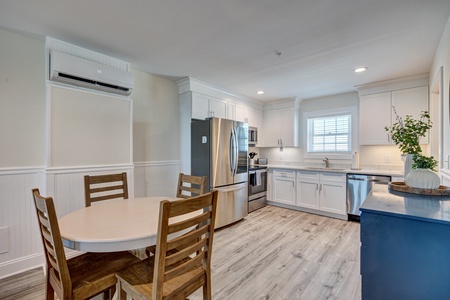 Dining and kitchen