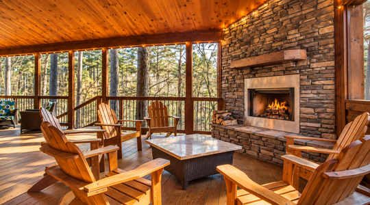 Texas Belle_patio_fireplace