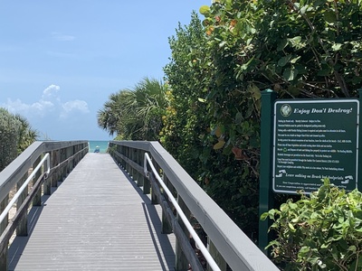 The nearby Nerita Street Beach Access pre-Hurricane Ian