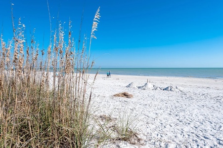 The sugar sand beaches that Sanibel is famous for.