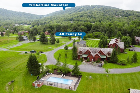 Pool Location from Aspen Haven