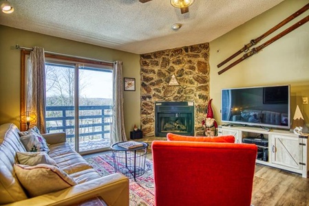 Living Room with Gas Fireplace