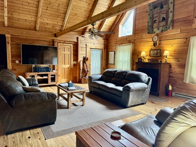 Living Room with Gas Fireplace