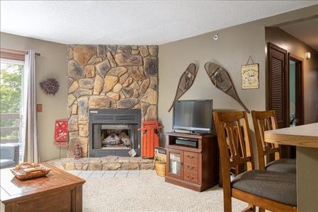 Living Room with Gas Fireplace