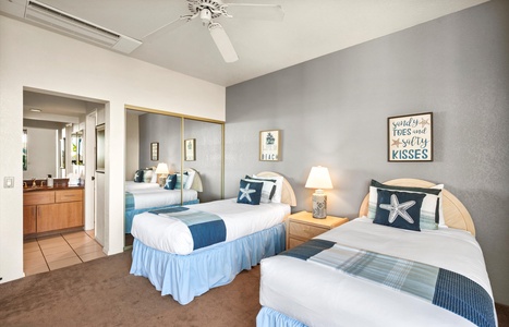 Guest bedroom with charming decor
