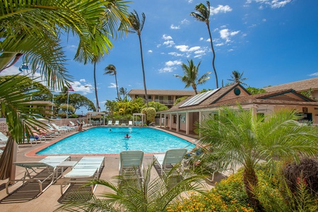 Lounge poolside and enjoy the island life