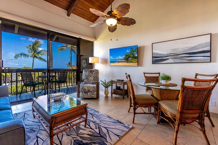 Open Living Space w/Smart TV and Views!