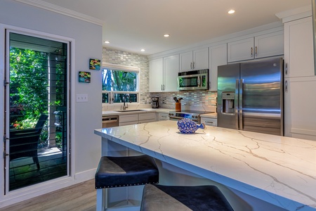 Newly updated cabinets~ counters and appliances