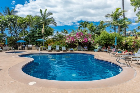 One of two pools on property for you to enjoy