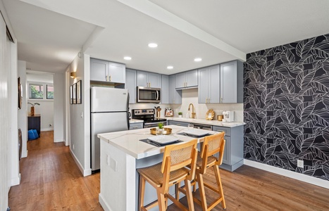 Enjoy your favorite meals in this charming kitchen