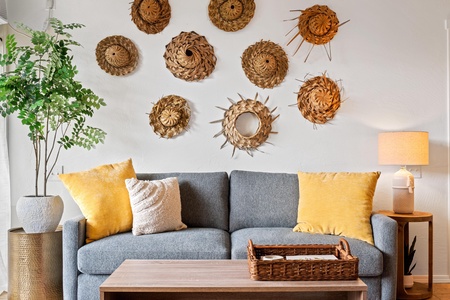 Hala Hat Wall in living room 